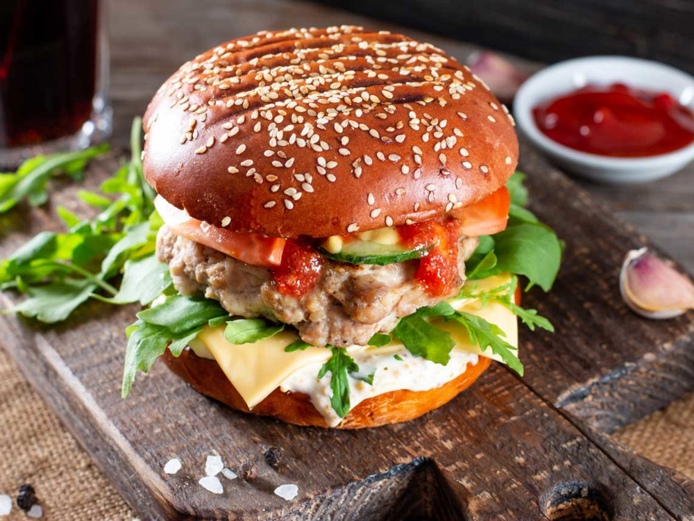 Hamburguesa casera